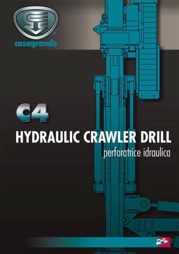 Full radio crawled drilling rig Casagrande C4 for rental DEC